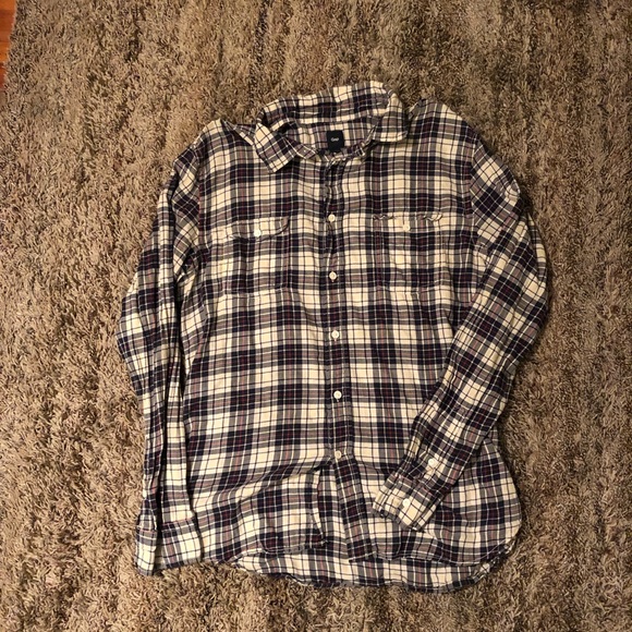 Like New Gap Plaid Flannel Shirt! - Picture 1 of 4
